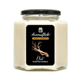 Oud Scented Candle in Hexagonal Jar